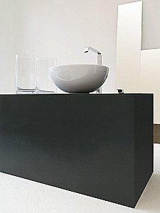 Раковина накладная Artceram La Ciotola 46 LLCL001 01 00 белая купить в интернет-магазине Sanbest