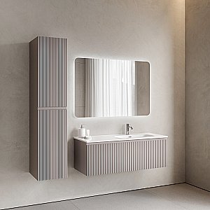 Тумба с раковиной Sancos Snob R 1.0 SNR1.0120LSM/SNR1.0120RSM Doha Soft для ванной в интернет-магазине Sanbest