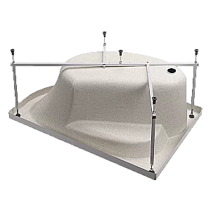Акриловая ванна Timo IVA1595 150x95 белая купить в интернет-магазине Sanbest