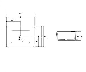 Раковина накладная ABBER Rechteck AC2213MMG золото матовое купить в интернет-магазине Sanbest