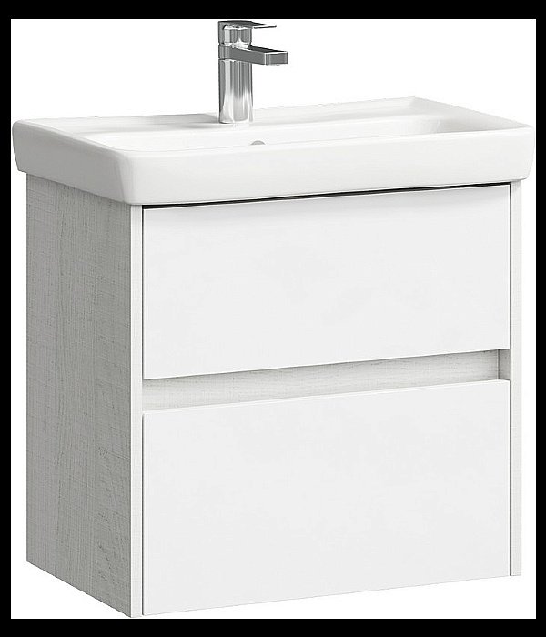 Тумба с раковиной Aqwella City 60 дуб канадский для ванной в интернет-магазине Sanbest