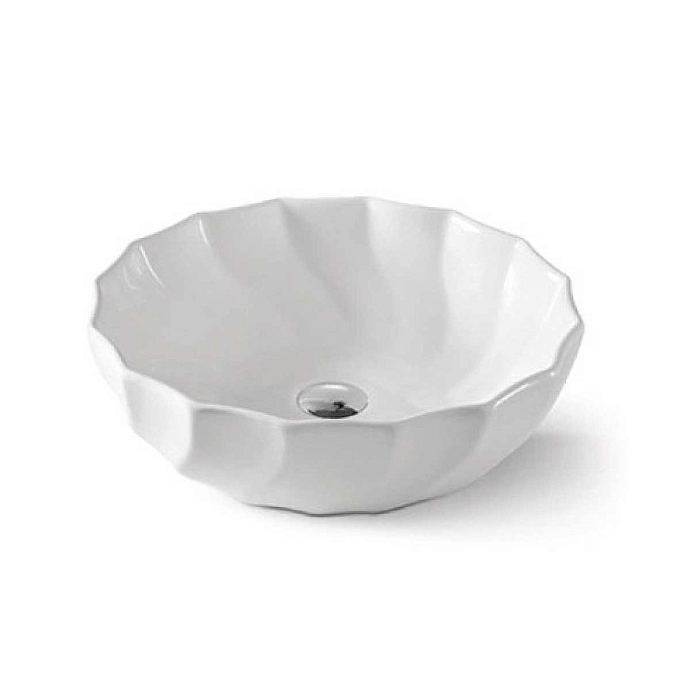 Раковина накладная Vincea 46 VBS-118 белая купить в интернет-магазине Sanbest