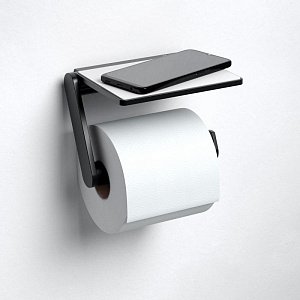 Держатель для туалетной бумаги KEUCO PLAN 14973370000 черный матовый купить в интернет-магазине сантехники Sanbest