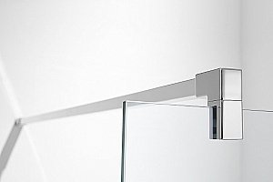 Душевое ограждение Aquatek 100х200 AQ WIW 10020CH стекло прозрачное/профиль хром купить в интернет-магазине Sanbest