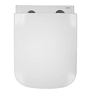 Унитаз подвесной Azario Teramo AZ-0052-UQ3 белый, безободковый, с крышкой микролифт, слив торнадо купить в интернет-магазине Sanbest