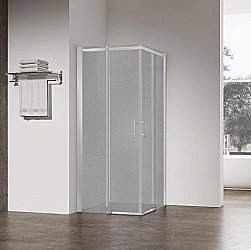 Душевой уголок Veconi Rovigo 110х90 RV50CH-L-11090-02-C8 стекло pear/профиль хром левый купить в интернет-магазине Sanbest