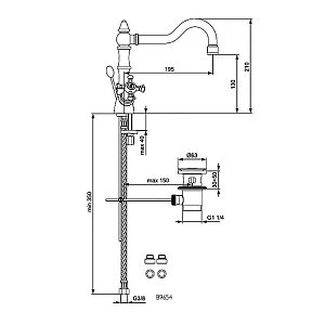 Смеситель для раковины Ideal Standard Reflection B9654LS купить в интернет-магазине сантехники Sanbest