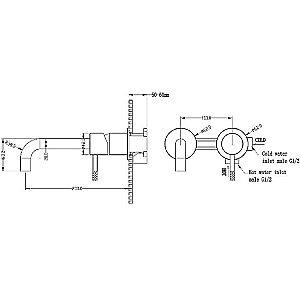Смеситель для раковины Boheme Uno 465-NB никель купить в интернет-магазине сантехники Sanbest