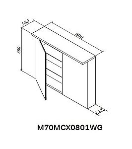 Зеркальный шкаф AM.PM Spirit 80 купить в интернет-магазине сантехники Sanbest