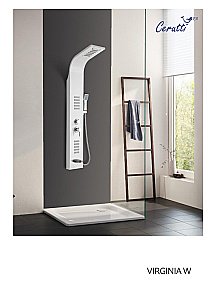 Душевая панель CeruttiSpa VIRGINIA W CT9990 Белая купить в интернет-магазине сантехники Sanbest