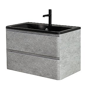 Тумба с раковиной BelBagno ALBANO 80 подвесная Cemento Verona Grigio для ванной в интернет-магазине Sanbest