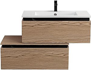 Тумба с раковиной Cezares Slider 80 SLIDER-800-1C-SO-RT дуб тангент для ванной в интернет-магазине Sanbest