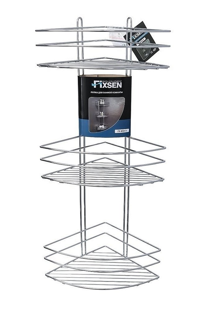 Полка угловая FIXSEN FX-850-3 купить в интернет-магазине сантехники Sanbest