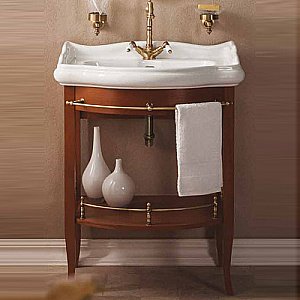 Консоль с раковиной Caprigo Trevi 1047B 70 цвет на выбор для ванной в интернет-магазине сантехники Sanbest