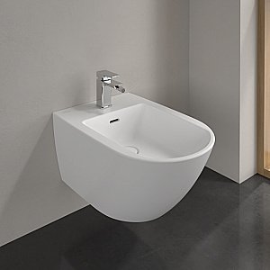 Биде подвесное Villeroy&Boch Subway 3.0 447000RW белый матовый купить в интернет-магазине Sanbest