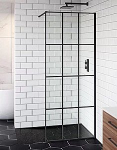 Душевой уголок CeruttiSpa MUZA 100х100 MUZA T100 стекло прозрачное/профиль черный матовый купить в интернет-магазине Sanbest