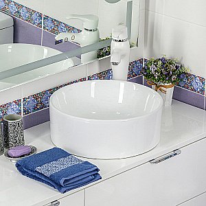 Раковина Jorno Melana 41 7078A-805 белая купить в интернет-магазине Sanbest