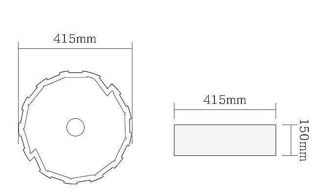 Раковина накладная SantiLine 41,5 SL-7016 коричневая купить в интернет-магазине Sanbest
