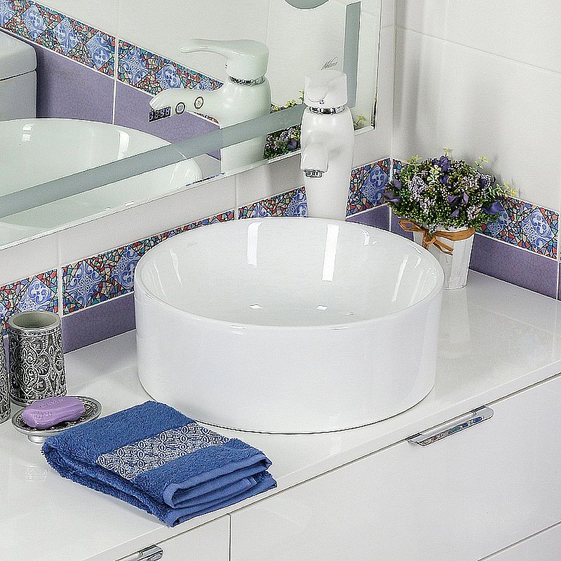 Раковина Jorno Melana 41 7078A-805 белая купить в интернет-магазине Sanbest