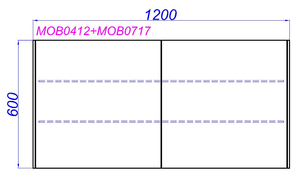 Зеркальный шкаф Aqwella Mobi 120 дуб балтийский купить в интернет-магазине сантехники Sanbest