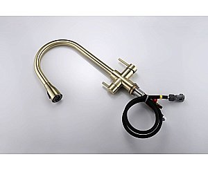 Смеситель для кухни Paulmark Lange La214212-BR бронза купить в интернет-магазине сантехники Sanbest