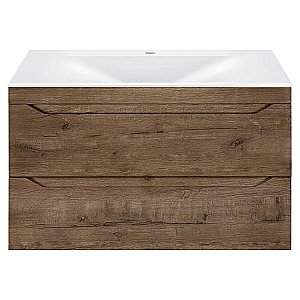 Тумба с раковиной Vincea FINE VMC-2F 80 дуб винтаж для ванной в интернет-магазине Sanbest