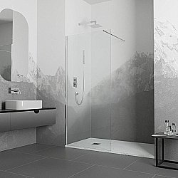 Душевое ограждение RGW Walk In WA-010 70 351001007-11 стекло прозрачное/профиль хром купить в интернет-магазине Sanbest
