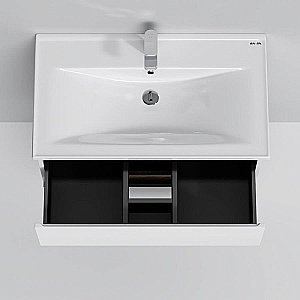 Тумба с раковиной AM.PM X-JOY 80 подвесная,белый глянец для ванной в интернет-магазине Sanbest
