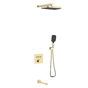 Душевая система Vincea VSFW-4311BG брашированное золото купить в интернет-магазине сантехники Sanbest