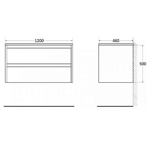 Тумба с раковиной BelBagno KRAFT 120 Rovere Tabacco для ванной в интернет-магазине Sanbest