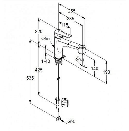 Смеситель для кухни Kludi Mix Multi 329410575 хром купить в интернет-магазине сантехники Sanbest