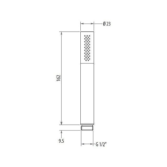 Душевая лейка Gattoni Accessori 6398/PDSN купить в интернет-магазине сантехники Sanbest