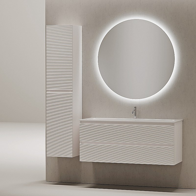 Тумба с раковиной Sancos Folk 120 FL120W Bianco для ванной в интернет-магазине Sanbest