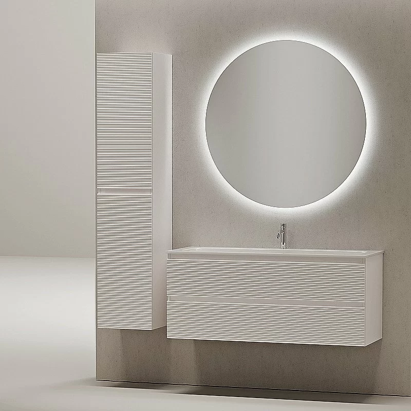 Тумба с раковиной Sancos Folk 120 FL120W Bianco для ванной в интернет-магазине Sanbest