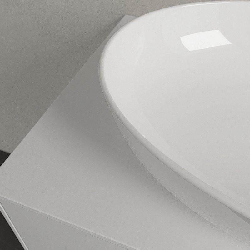 Раковина накладная Villeroy&Boch Artis 61 41986101 альпийский белый купить в интернет-магазине Sanbest