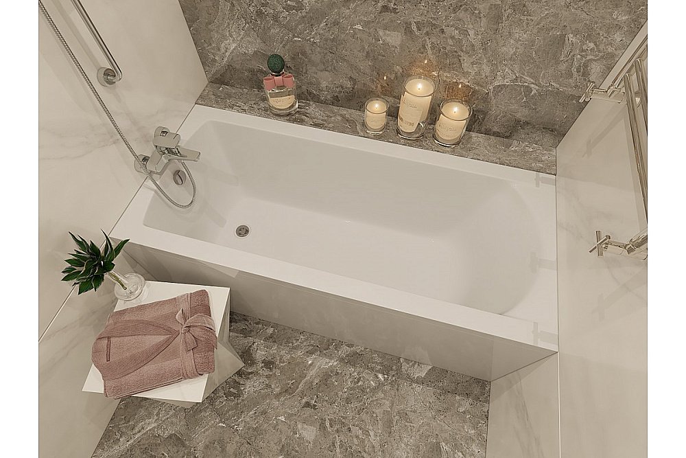 Ванна акриловая Vayer Milana 170x80 купить в интернет-магазине Sanbest