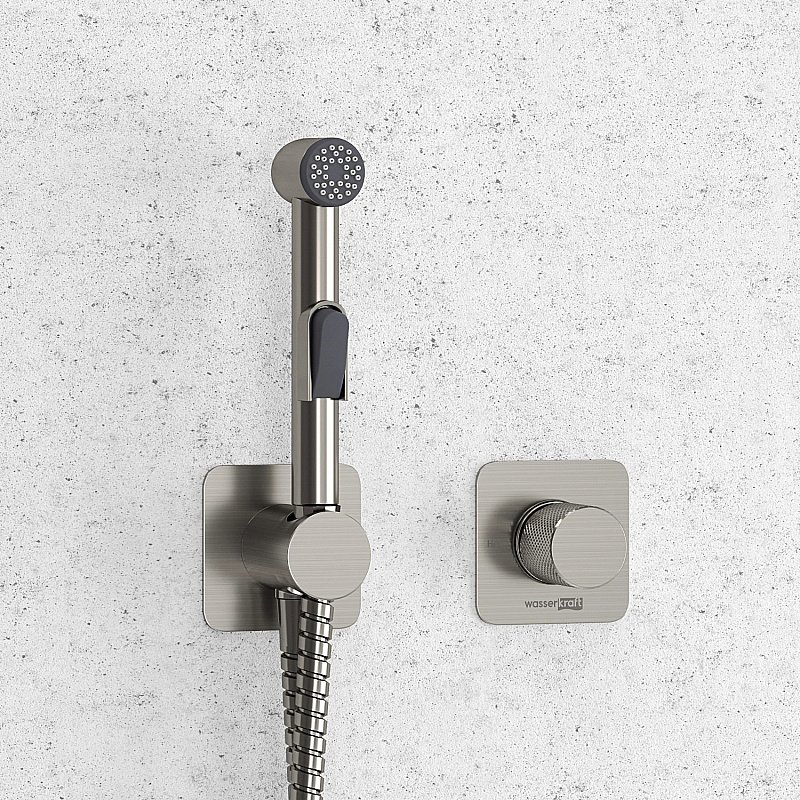 Гигиенический душ WasserKRAFT SET2871 никель купить в интернет-магазине сантехники Sanbest