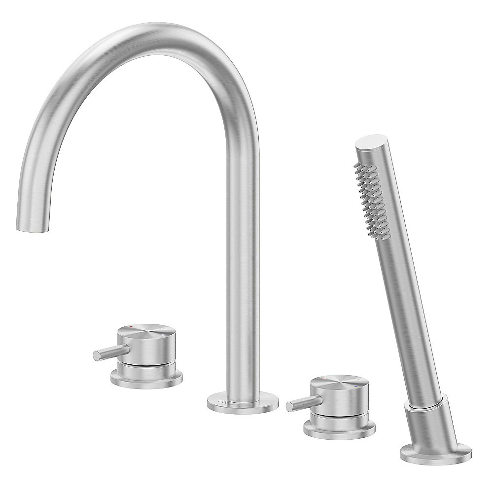 Смеситель для ванны Abber Wasser Kreis 316 AF8113BST сталь брашированная купить в интернет-магазине сантехники Sanbest