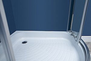 Душевой уголок Aquanet Practic AE10-Q-90x90U-CP 90x90 прозрачное стекло/профиль хром купить в интернет-магазине Sanbest