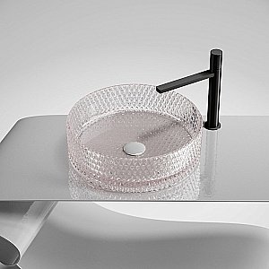 Раковина Ceramica Nova Cristal 36 CN6061 розовая купить в интернет-магазине Sanbest