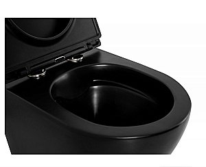 Унитаз подвесной BelBagno COLORATO BB062 безободковый, черный матовый купить в интернет-магазине Sanbest