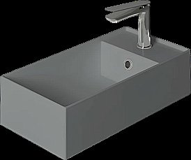 Раковина SIMAS  AGILE AG50 cemento matt*1 купить в интернет-магазине Sanbest