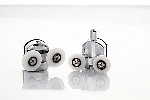 Душевой уголок Black&White Stellar Wind 1021010 100х100 стекло прозрачное/профиль хром купить в интернет-магазине Sanbest