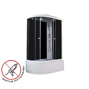 Душевая кабина Parly Classic EC1221L, левая, асимметричный поддон, высота 42 см купить в интернет-магазине Sanbest