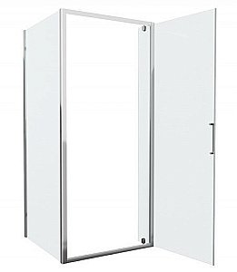 Душевой уголок Bravat DROP BS090.2110A 90х90 стекло прозрачное/профиль хром купить в интернет-магазине Sanbest