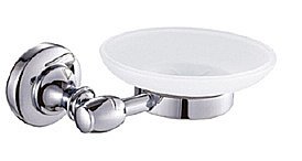 Мыльница CeramaLux Bianco 52004 хром купить в интернет-магазине сантехники Sanbest