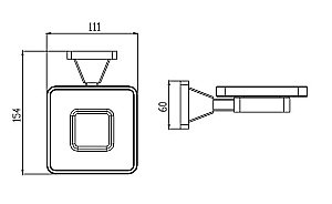 Мыльница Kaiser KH-1033 хром купить в интернет-магазине сантехники Sanbest