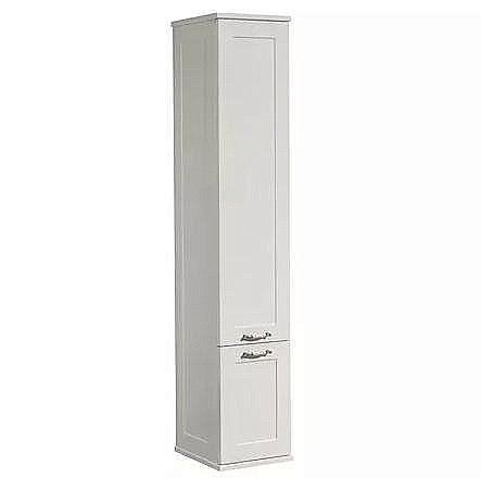 Шкаф-колонна Акватон Леон 30 дуб белый для ванной в интернет-магазине сантехники Sanbest