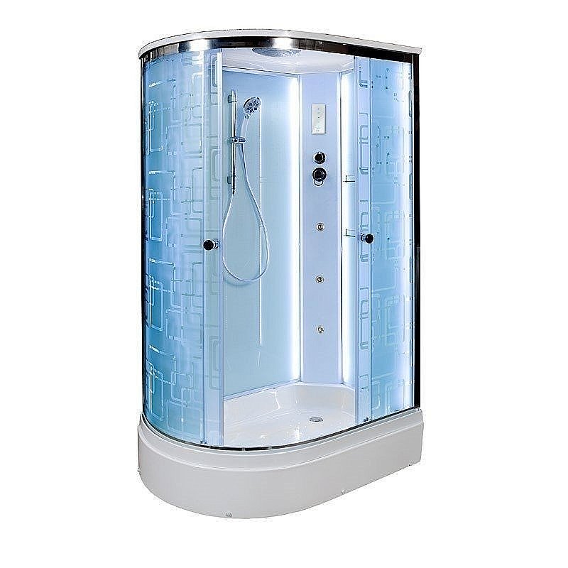 Душевая кабина DTO Серия ЕМ ЕМ2712 LED с гм. 120x80 купить в интернет-магазине Sanbest
