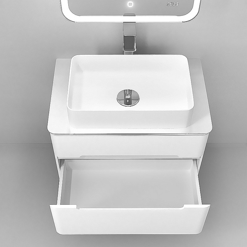 Тумба с раковиной Jorno Bosko 75 белая для ванной в интернет-магазине Sanbest